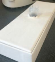 figure 1: coverslip podium