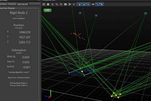 Optri Track computer graph