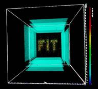 MT Visualization of uranium blocks arranged in