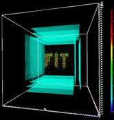 MT Visualization of uranium blocks arranged in
