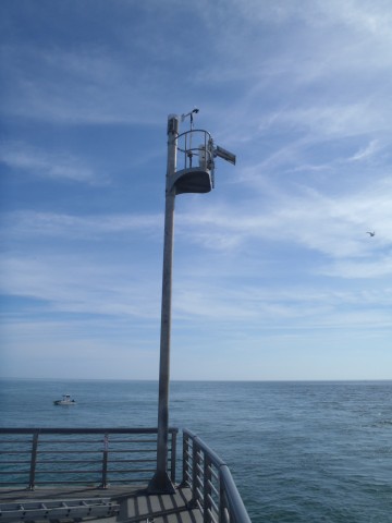 Weather Station located on the north jetty at Sebastian Inlet, FL